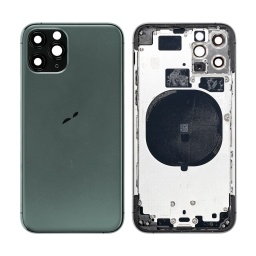 Carcasa trasera y volumen de energa flexible, malla antipolvo iPhone 11 PRO Verde