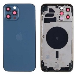 Carcasa trasera y volumen de energa flexible, malla antipolvo iPhone 12 PRO Azul