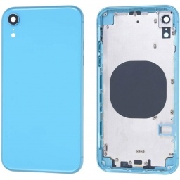 Carcasa trasera y volumen de energa flexible, malla antipolvo iPhone XR Azul